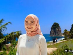 Pantai Pangasan: Pantai Indah di Tepi Sawah. Permata Tersembunyi di Pacitan, Jawa Timur