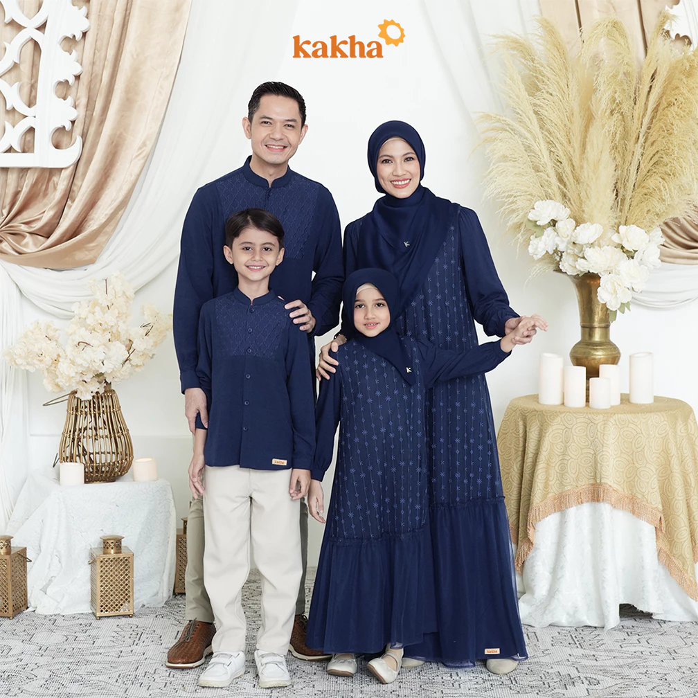 Kakha x Alyssa Soebandono - Sarimbit Keluarga Istanbul (A) / Baju couple keluarga / Sarimbit Keluarga / Baju muslim couple